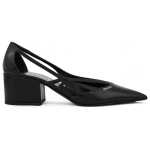 Prada Black Leather Cut Out Pumps 55