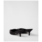 Prada Black Satin Sabot 4
