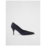 Prada Blue Satin Pumps