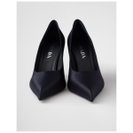 Prada Blue Satin Pumps 6