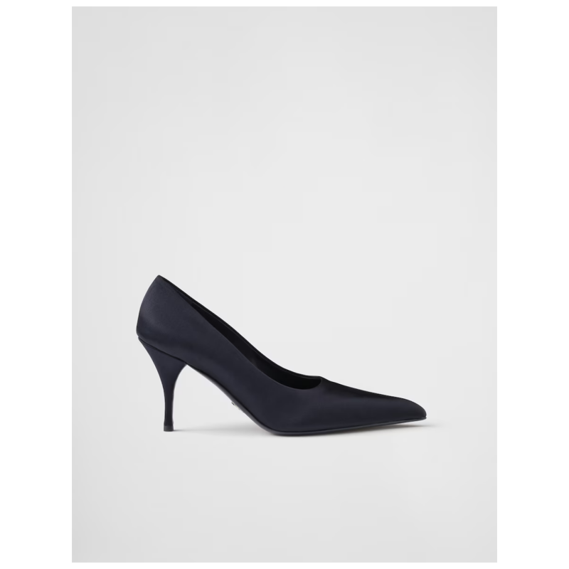 Prada Blue Satin Pumps, theFeinheit