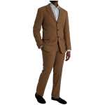 Prada Brown Cashmere 2 Piece Single Breasted Suit 2
