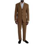 Prada Brown Cashmere 2 Piece Single Breasted Suit 8
