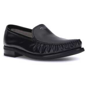 Prada Brushed Leather Loafers 2