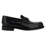 Prada Triangular Plaque Loafers