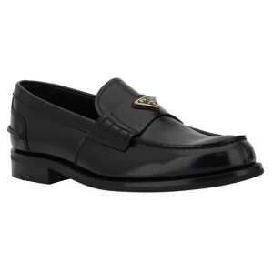 Prada Triangular Plaque Loafers 2