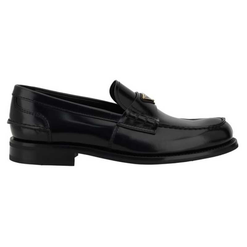 Prada Triangular plaque Loafers, theFeinheit
