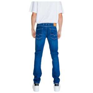 Replay Blue Cotton Relaxed Fit Jean 2