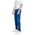 Replay Blue Cotton Relaxed Fit Jean 3
