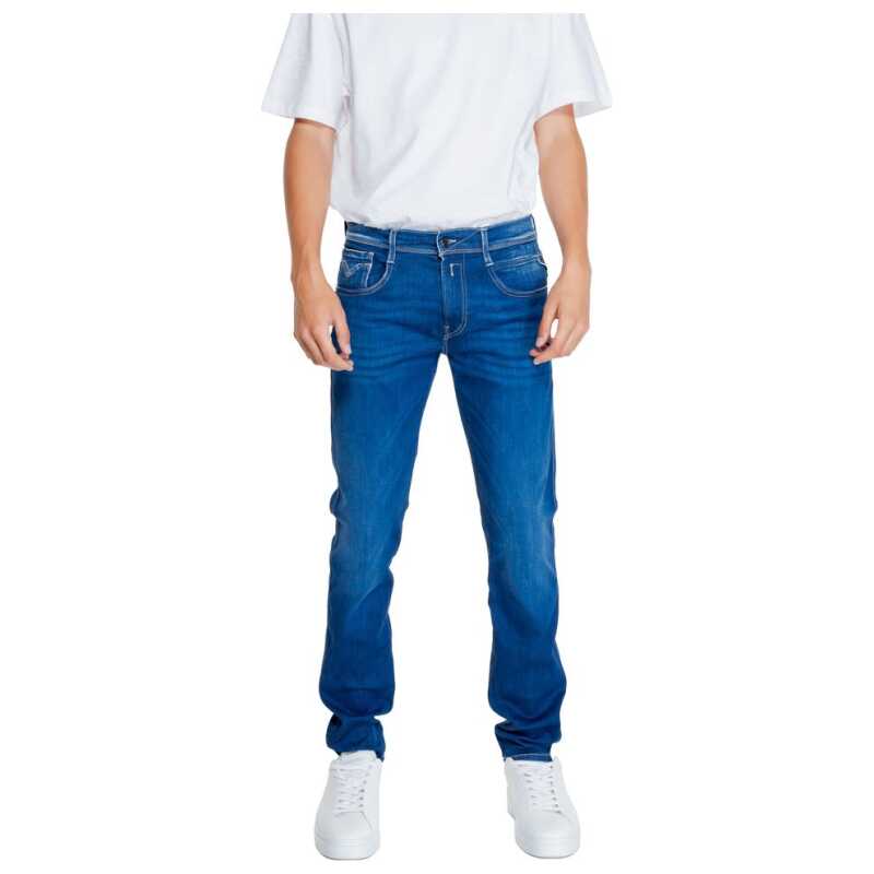 Replay Blue Cotton Relaxed Fit Jean, theFeinheit