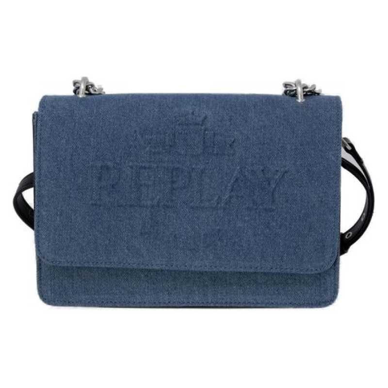 Replay Blue Polyester Shoulder Bag, theFeinheit