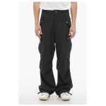 Rhude Cotton Cargo Pants With Logo Buttons
