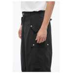 Rhude Cotton Cargo Pants With Logo Buttons 3