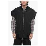 Rick Owens Quilted Jumbo Flight Oversized Vest With Half Belt