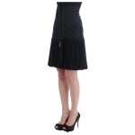 Roberto Cavalli Black Wool Skirt 2