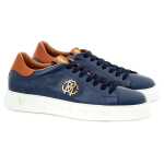 Roberto Cavalli Blue Leather Sneaker 3