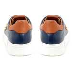 Roberto Cavalli Blue Leather Sneaker 4
