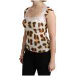 Roberto Cavalli Chic Leopard Lingerie Blouse Top 2