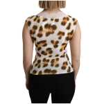 Roberto Cavalli Chic Leopard Lingerie Blouse Top 3