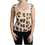 Roberto Cavalli Chic Leopard Lingerie Blouse Top 5