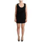 Roberto Cavalli Elegant Black Sheath Stretch Dress 4