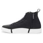 Roberto Cavalli Elegant Suede Sneakers In Chic Black