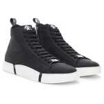Roberto Cavalli Elegant Suede Sneakers In Chic Black 2