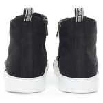 Roberto Cavalli Elegant Suede Sneakers In Chic Black 3