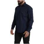 Roberto Cavalli Navy Elegance Cotton Dress Shirt