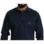 Roberto Cavalli Navy Elegance Cotton Dress Shirt 3