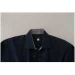 Roberto Cavalli Navy Elegance Cotton Dress Shirt 5