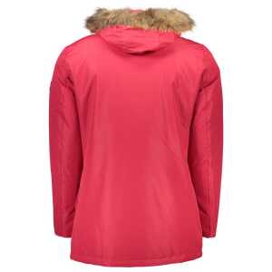 Roberto Cavalli Red Polyester Jacket 2