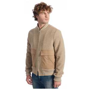 Roberto Pepe Luxury Beige Wool Men Jacket