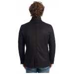 Roberto Pepe Luxury Black Wool Men Jacket 2