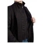 Roberto Pepe Luxury Black Wool Men Jacket 3