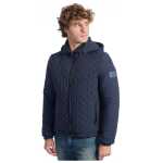 Roberto Pepe Luxury Blue Polyamide Men Jacket