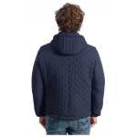 Roberto Pepe Luxury Blue Polyamide Men Jacket 2