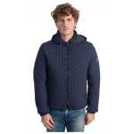 Roberto Pepe Luxury Blue Polyamide Men Jacket 3