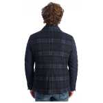 Roberto Pepe Luxury Blue Wool Men Jacket 2