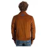 Roberto Pepe Luxury Brown Cotton Men Jacket 2