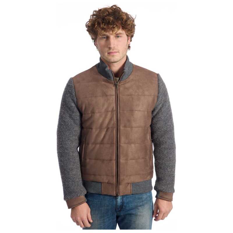 Roberto Pepe Luxury Brown Wool Men Jacket, theFeinheit