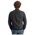Roberto Pepe Luxury Gray Lambskin Men Jacket 2
