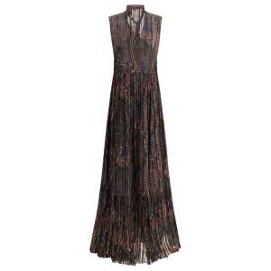 Saint Laurent Paisley Long Dress 2