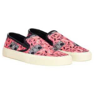 Saint Laurent Pink Cotton Sneaker