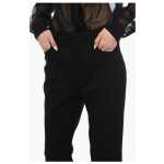 Saint Laurent Wool High Waisted Pants With Front Pleats 3