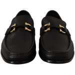 Salvatore Ferragamo Elegant Black Calf Leather Loafers 2