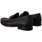 Salvatore Ferragamo Elegant Black Calf Leather Loafers 4