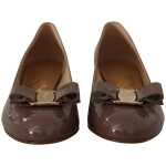 Salvatore Ferragamo Elegant Caraway Brown Pumps With Vara Bow 2