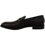 Salvatore Ferragamo Suave Black Leather Gancio Bit Loafers