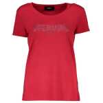 Scervino Street Red Elastane Women T Shirt
